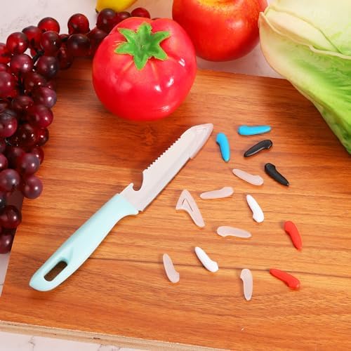 20PC Blade Tip Protector Covers for Kitchen Knives PP Material Black