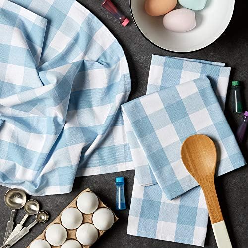 DII Buffalo Check Farmhouse Kitchen Towels Set