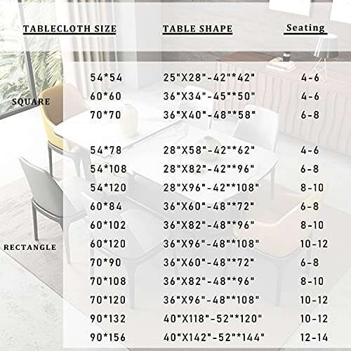 Durable 70x120 Inch Tablecloth for Dining Parties and Camping Ivory