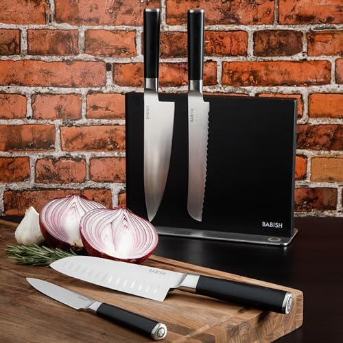 Babish German Steel Kitchen Knife Block Set