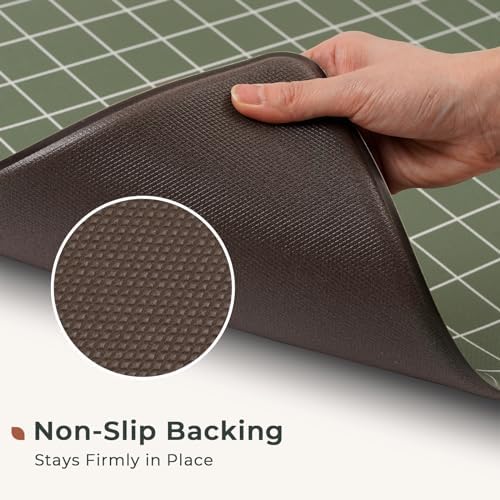 FRESHMINT Kitchen Mat Set Soft Durable 2-PieceANTI-FATIGUE Mat