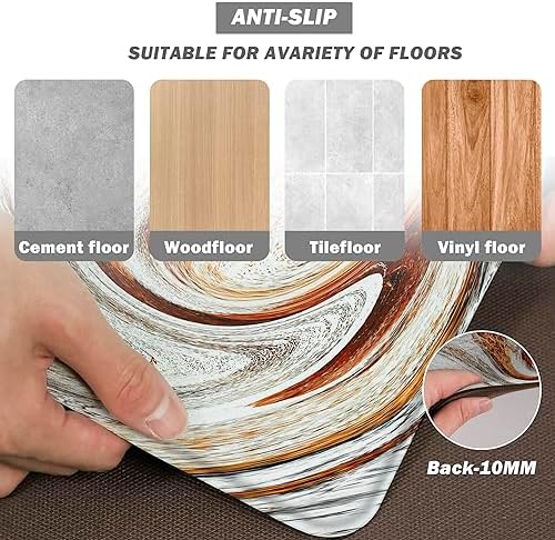 Anti-Fatigue Kitchen Rugs Memory Foam Premium Feel