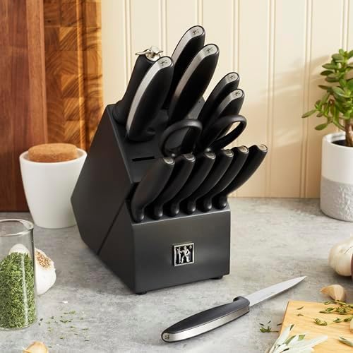 Henckels Silver Symmetry 15-Piece Knife Block Set