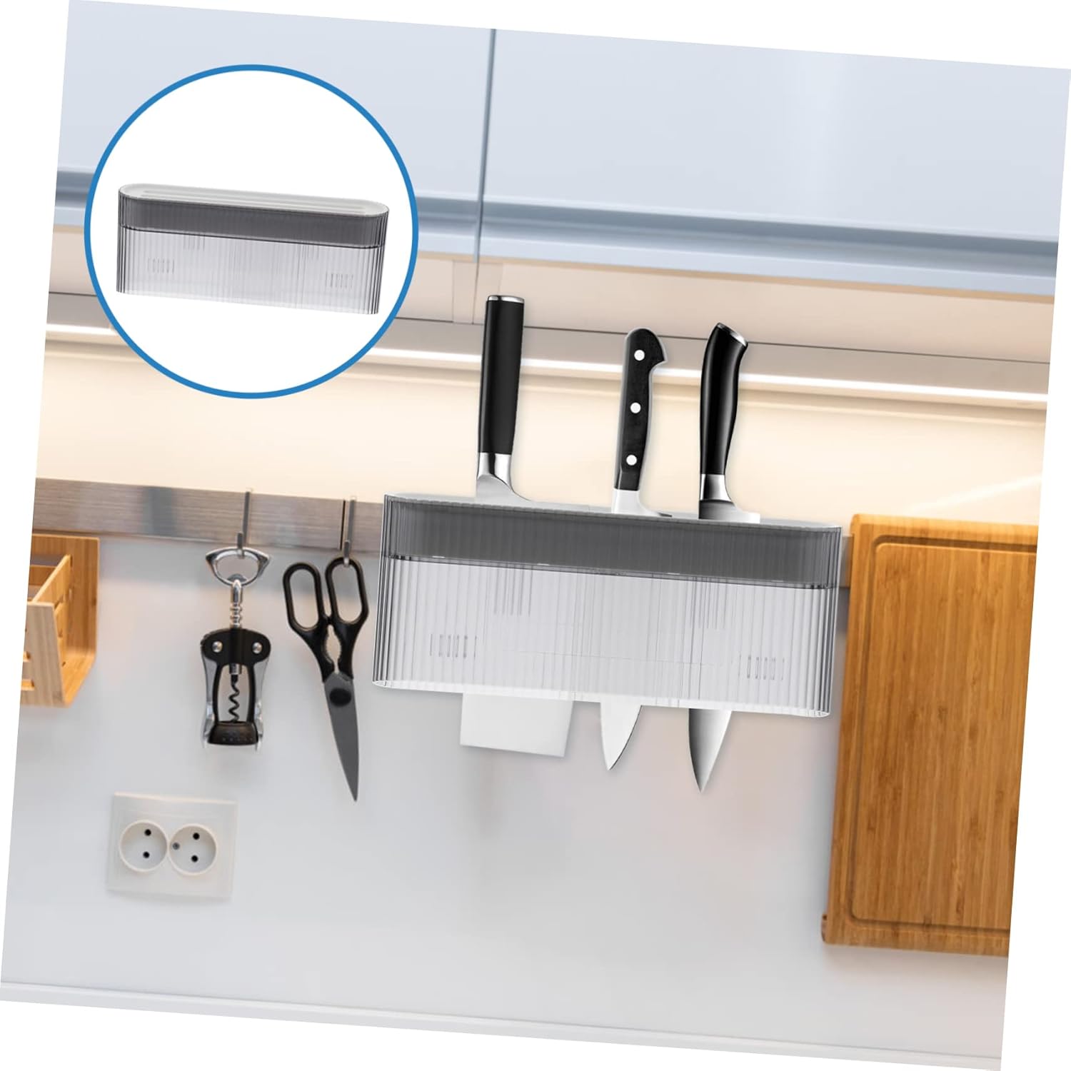 Ergonomic Kitchenknife Organizer Multi-Function Ventilation Storage Rack