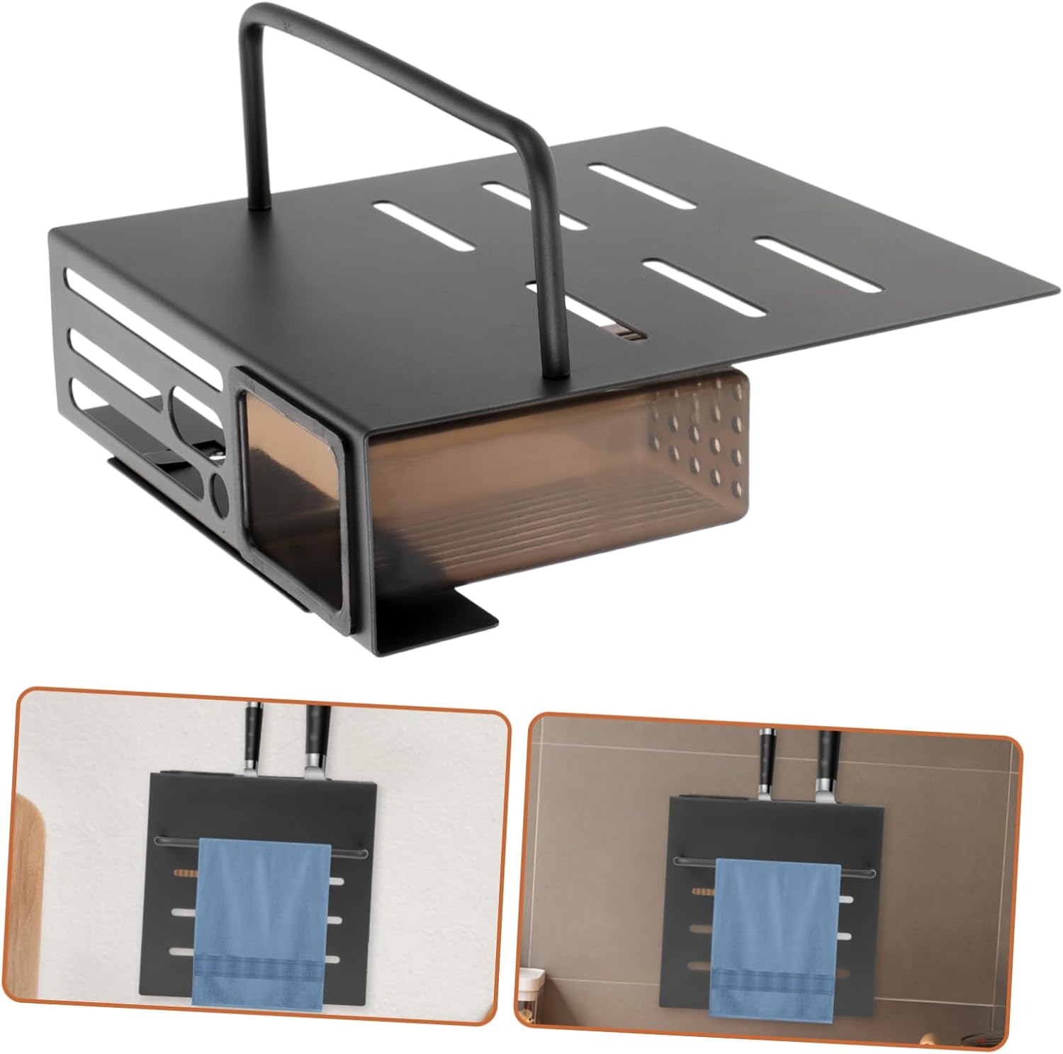 Wall-Mounted Knife Holder Space-Saving Storage Solution for Your Kitchen