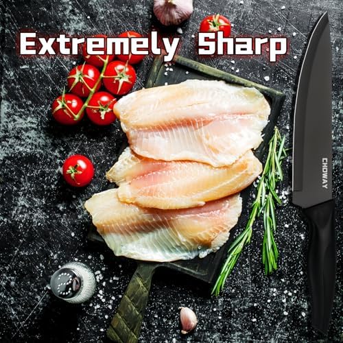 CHOWAY Precision Laser 14-Piece Knives Set