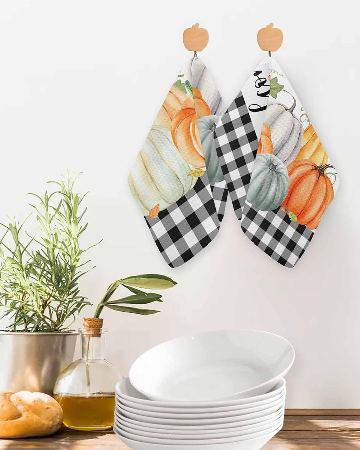 Fast-absorbent 12x12 Waffle Towels Set of 3