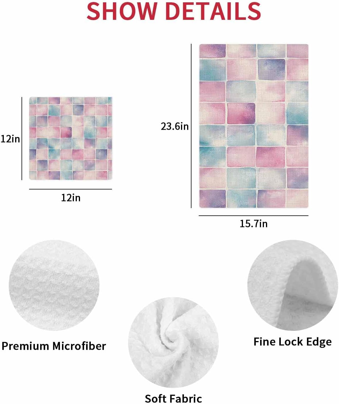 Versatile Waffle Towels for Bathrooms Kitchens