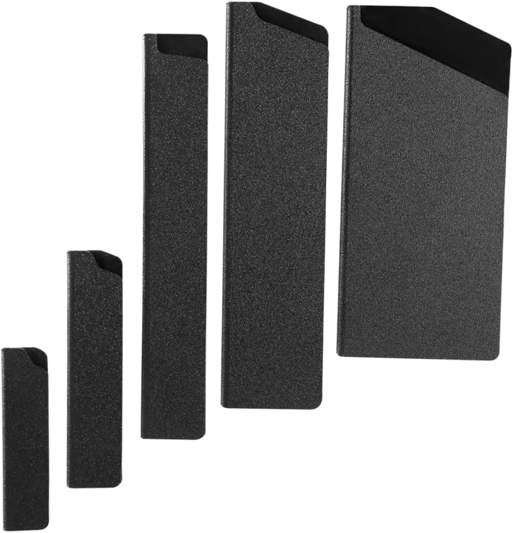 Flocking Design 5-Piece Cutter Protective Covers Kitchen Knives