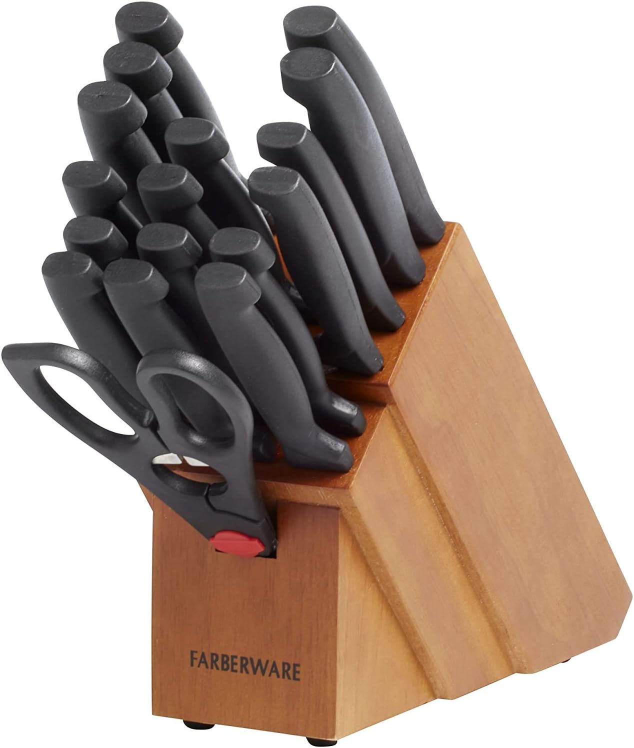 Stainless Steel Knife Block Set for Kitchen Use