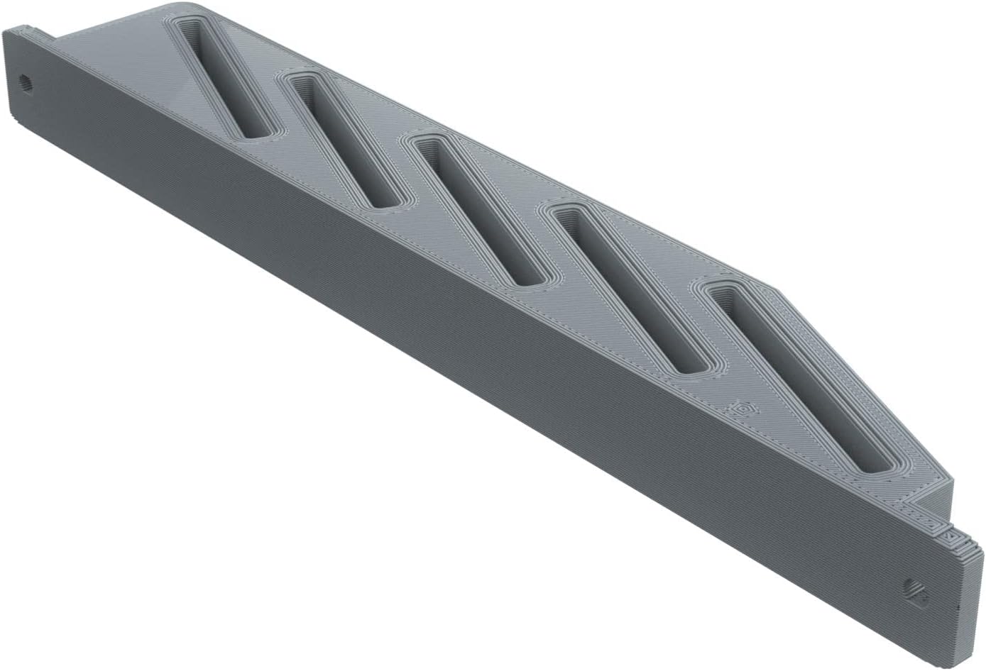 3D Cabin Kitchen Knife Set Wall Mount Holder