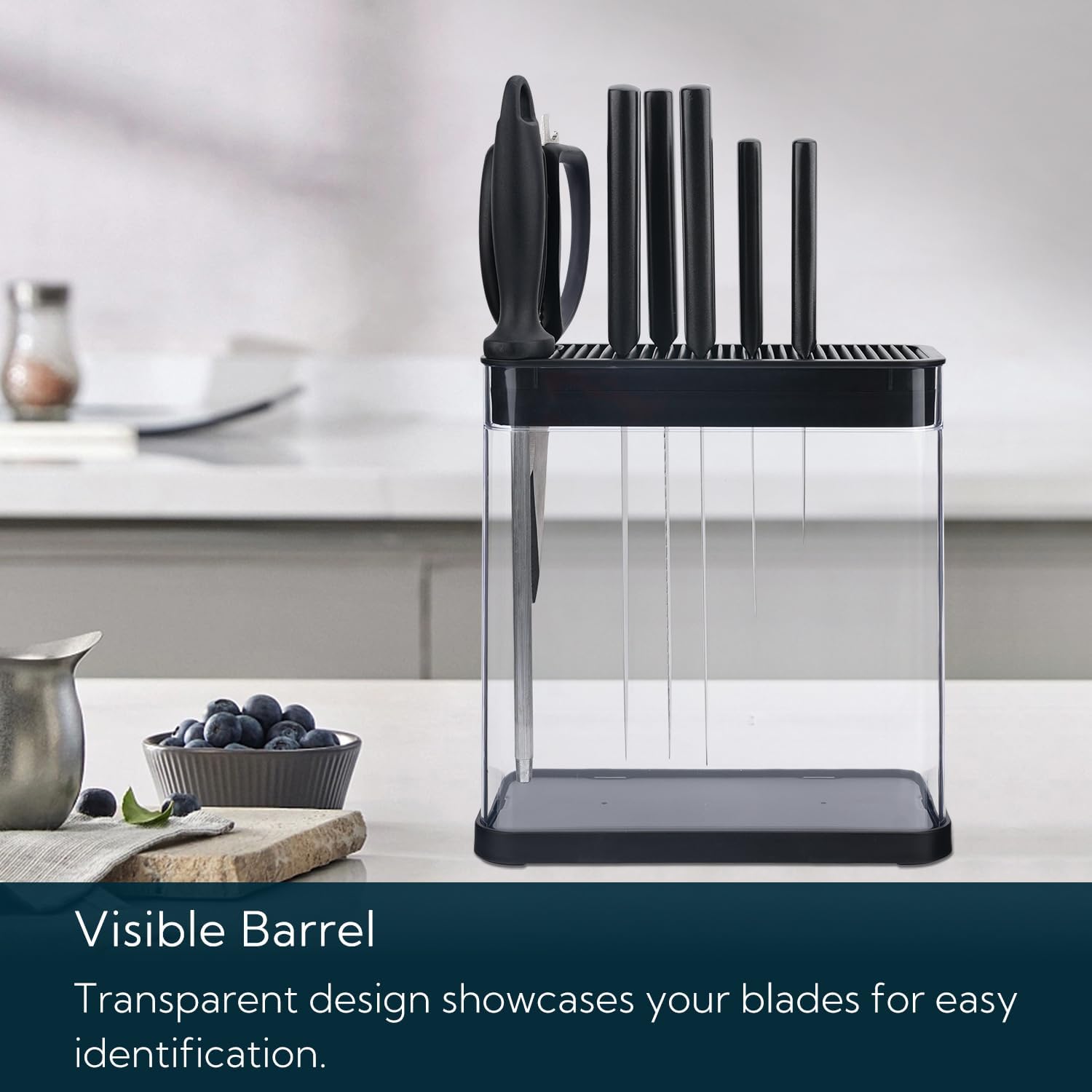 KITCHENDAO XL The Perfect Knife Block for Every Day and Special Occasions