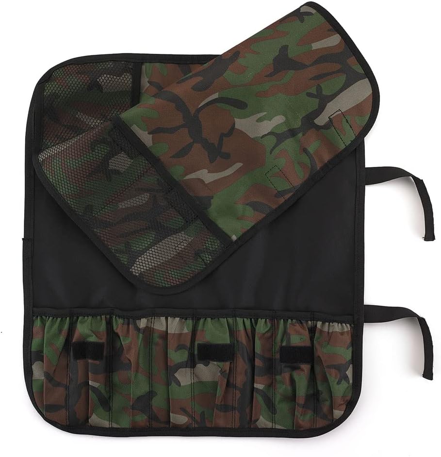 Mercer Culinary 8-Pc Large Field Dressing Kit Camouflage Roll