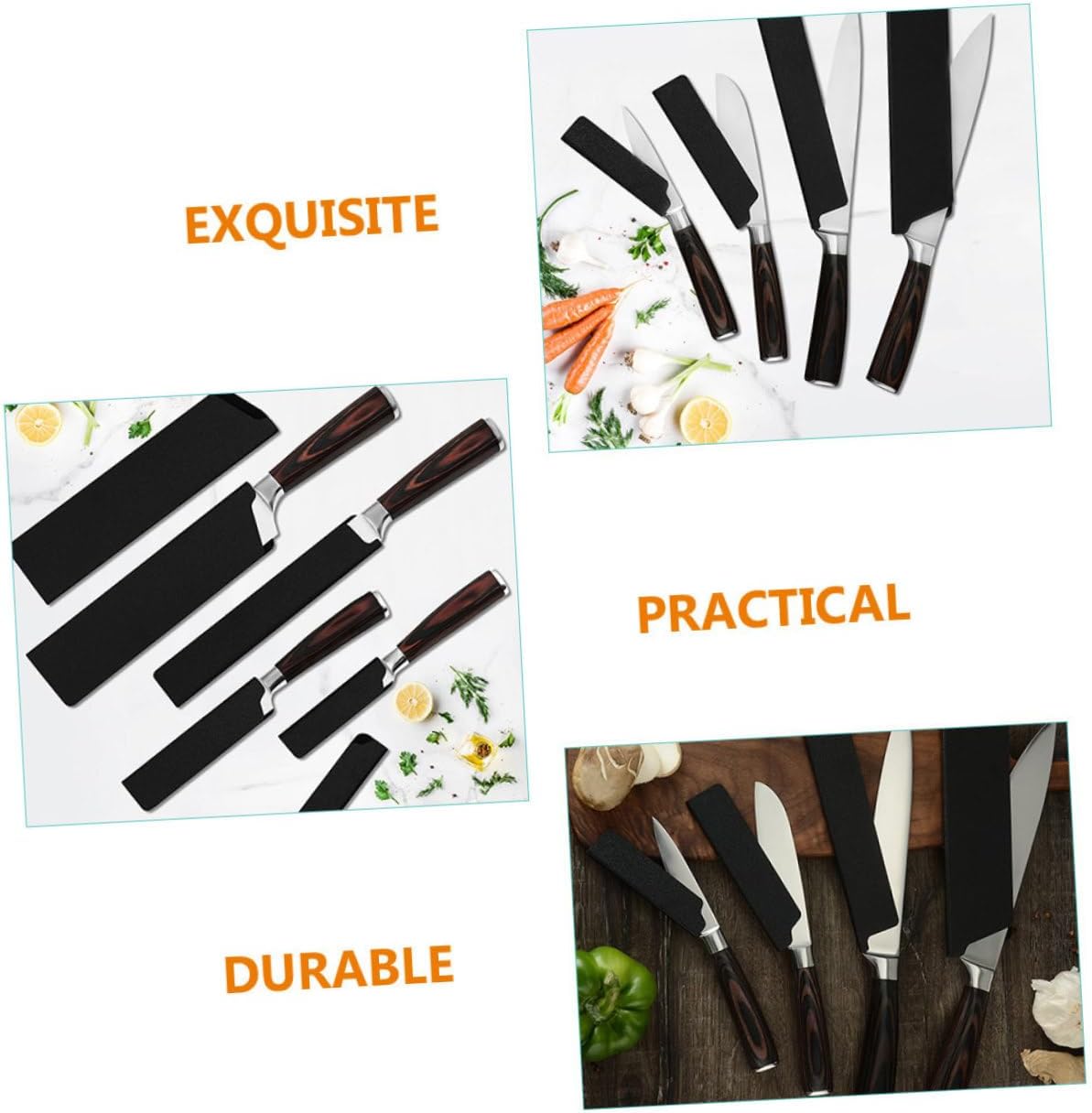 5-Piece Knives Case with Protector