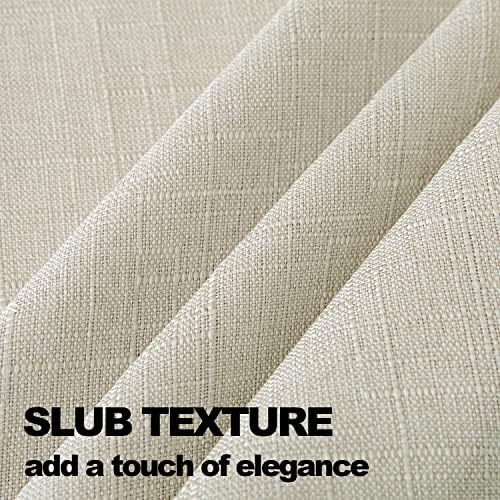 NLMUVW Linen Tablecloth 54 x 78 Inch Rustic Water Resistant