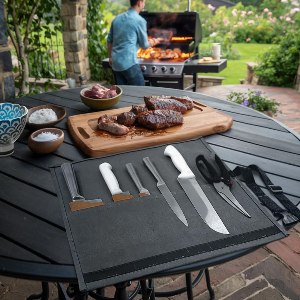 Under NY Sky Knives Roll Case