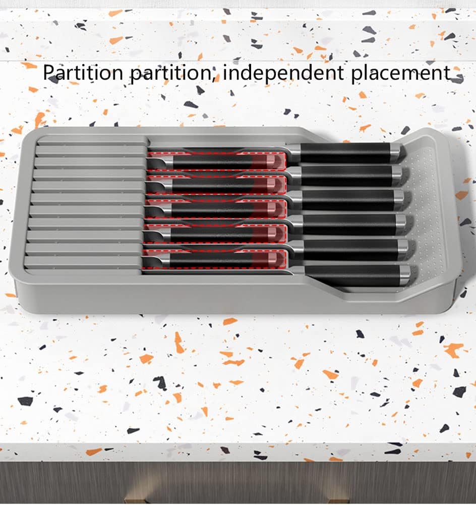 11 Knife Organizer Space-Saving Durable Easy To Clean