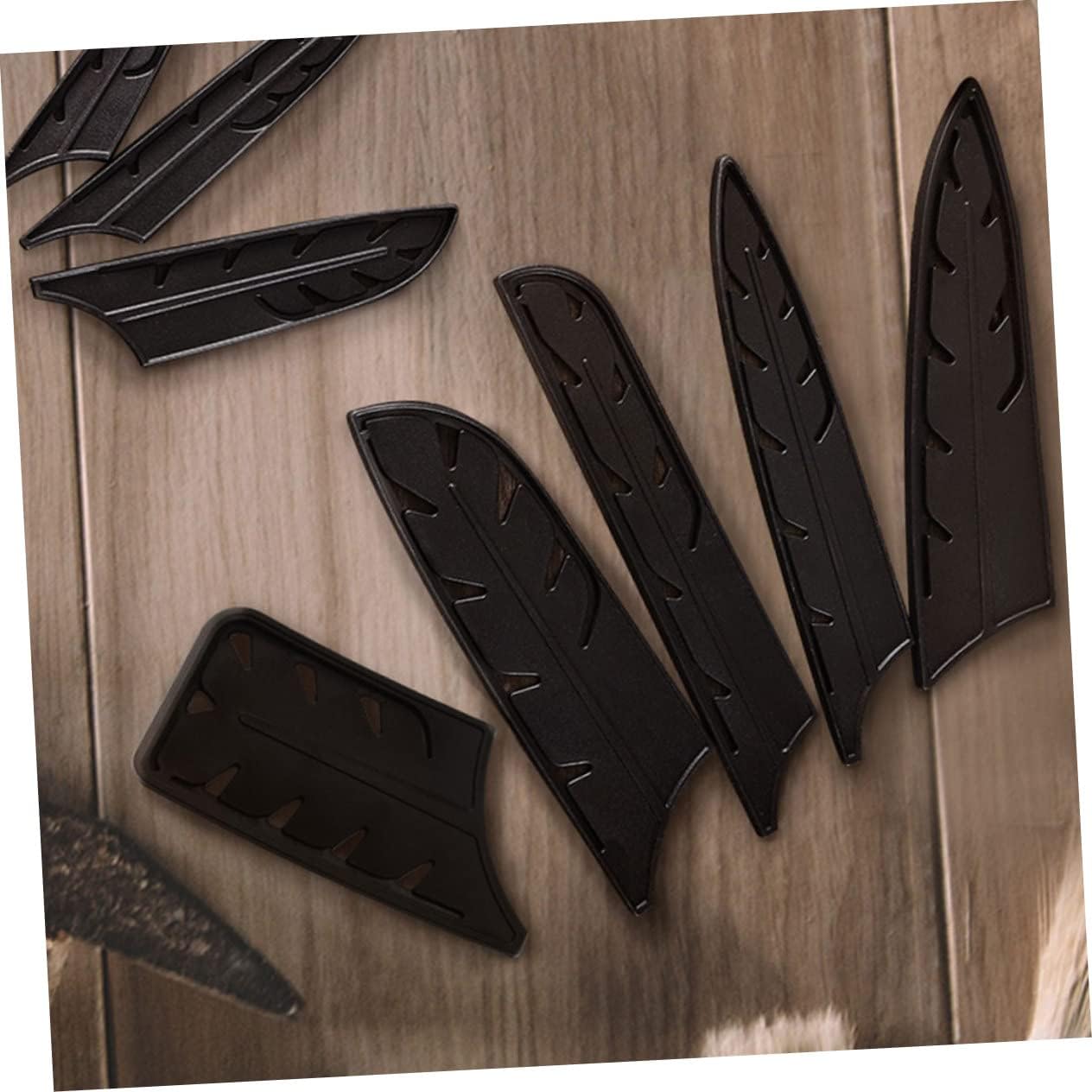 Premium 10-Piece Steel Knife Set Covers Durable Sharp Kitchen Knives Protector