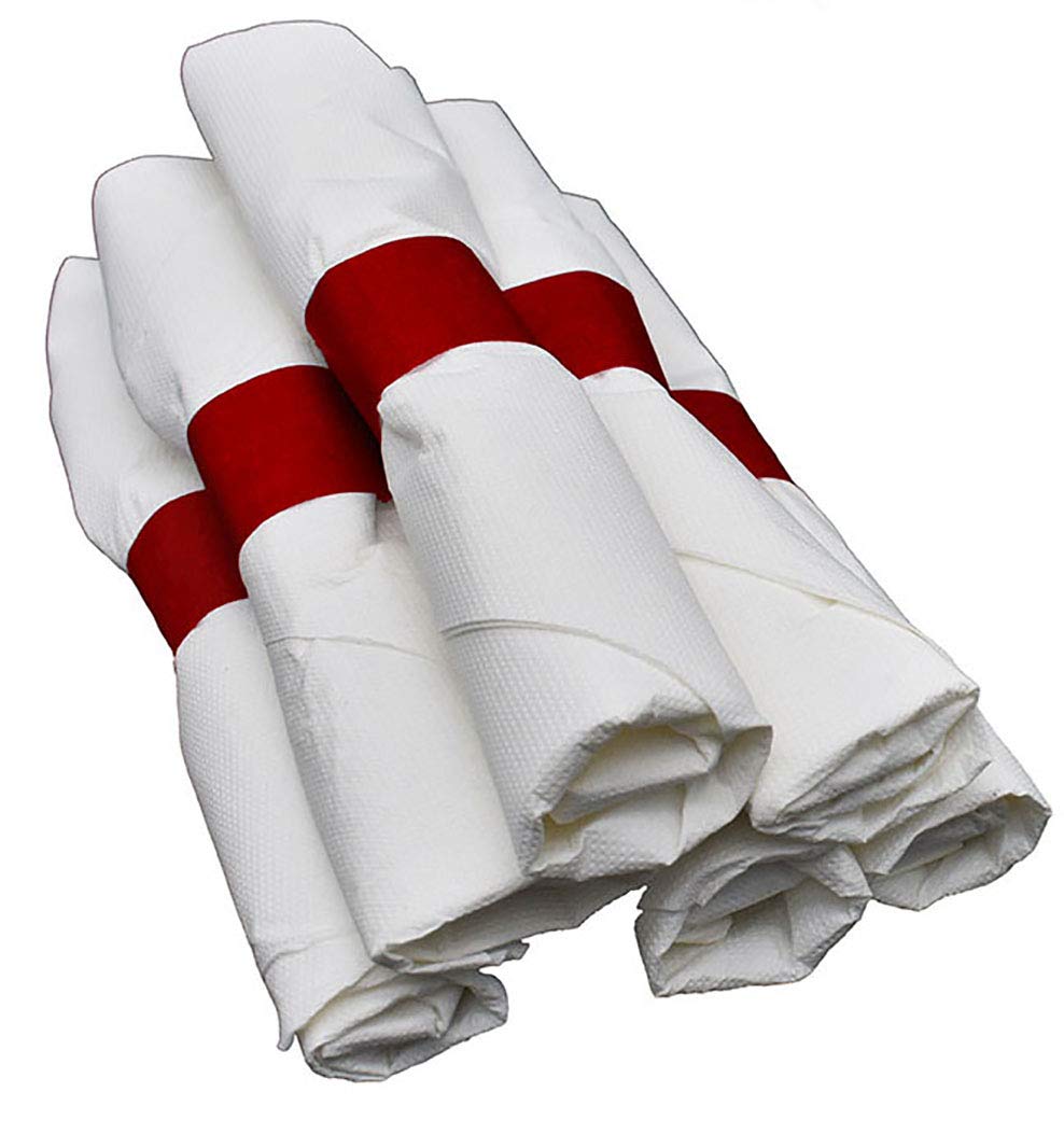 Perfect Stix 1000 Red Napkin Bands - Effortless Use Quality Design