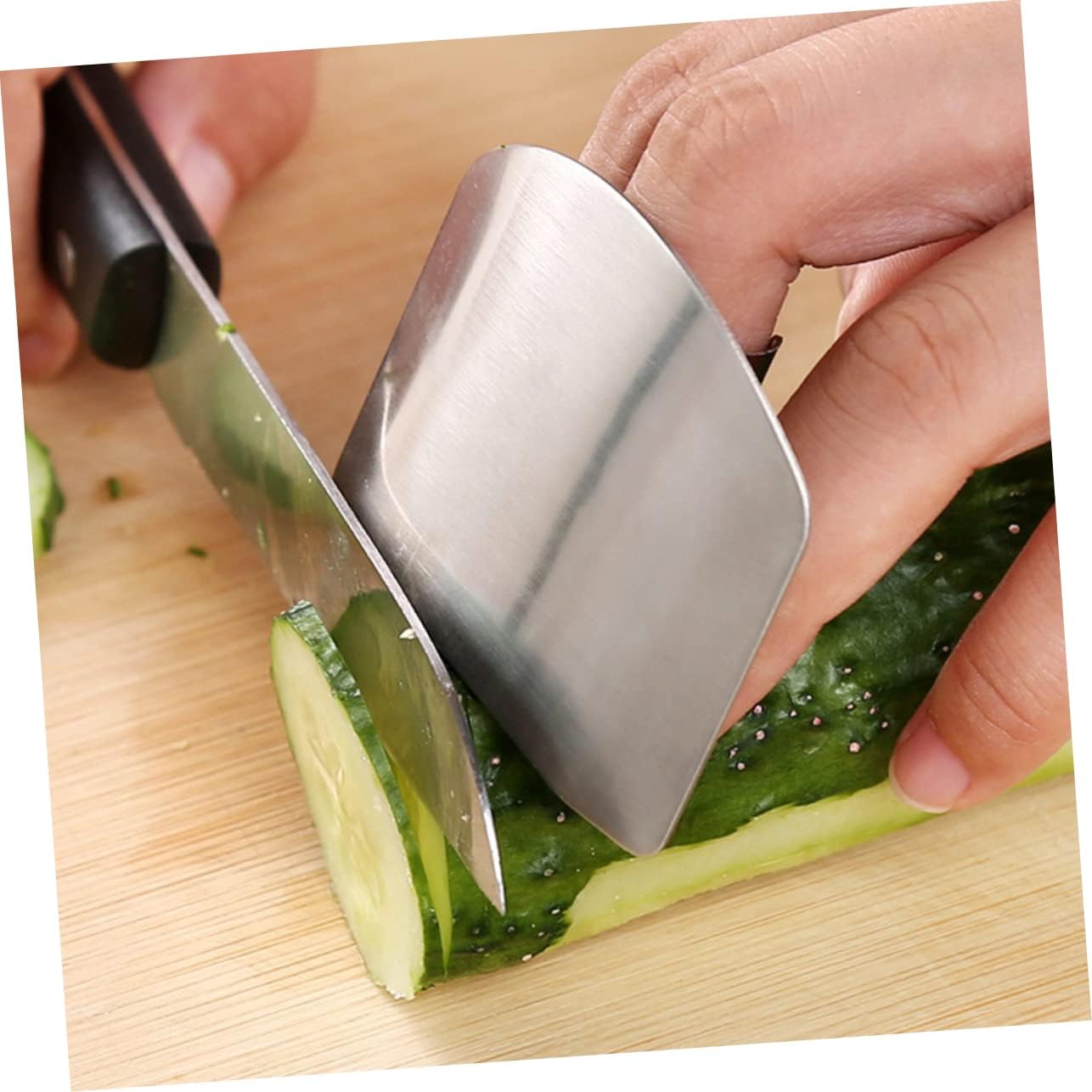 PRETYZOOM Stainless Steel Finger Guards for Cutting