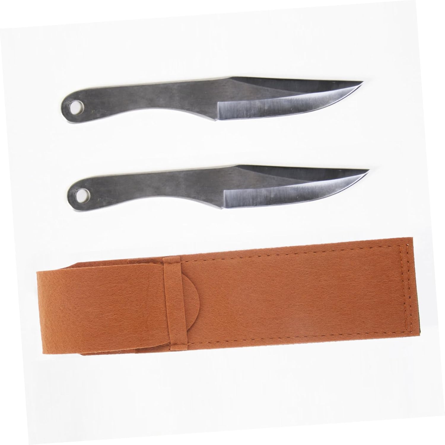 PRETTYZOOM 2pk Leather Cutlery Bag for Kitchen Storage