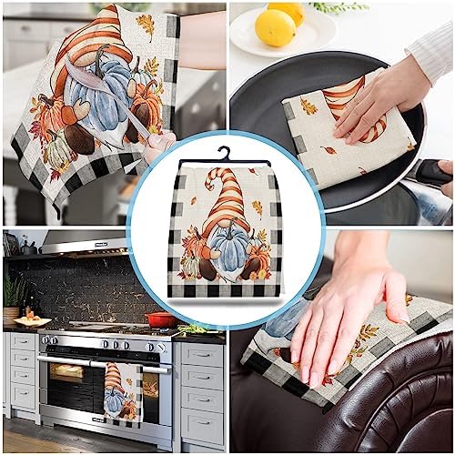 Thanksgiving Plaid Kitchen Towels