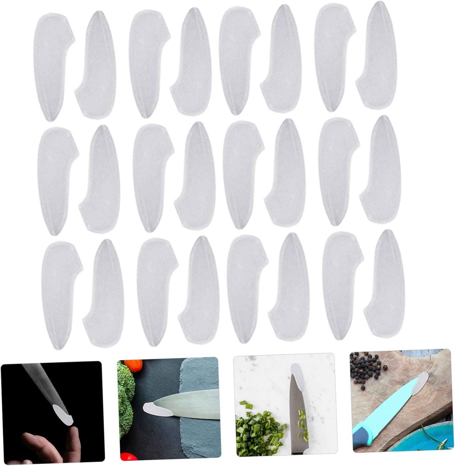 IMIKEYA 50PCS Knife Tip Protectors Plastic Sleeves