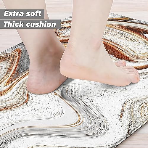 Anti-Fatigue Kitchen Rugs Memory Foam Premium Feel