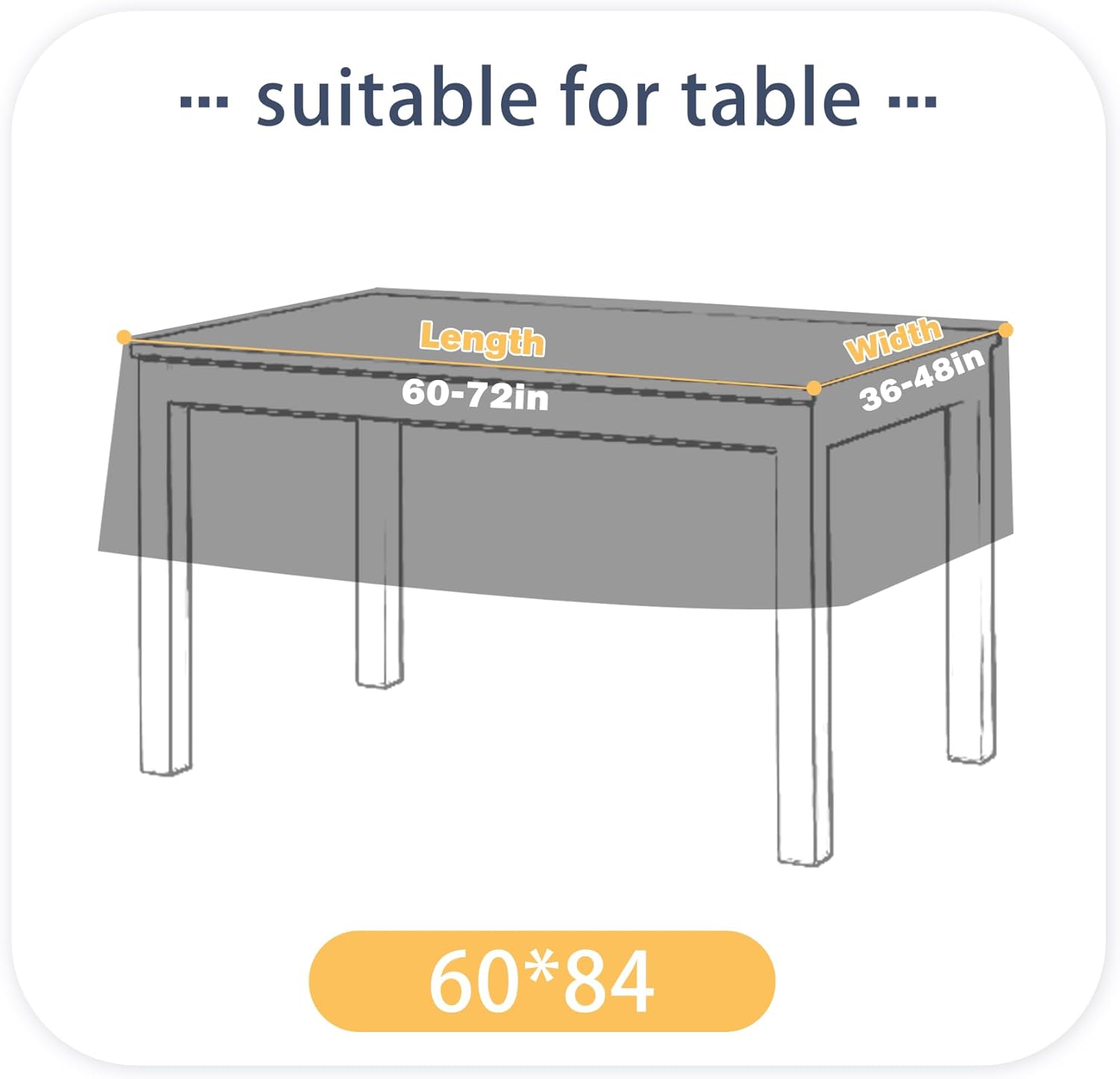 Elegant and versatile tablecloth for dining rooms kitchens and more