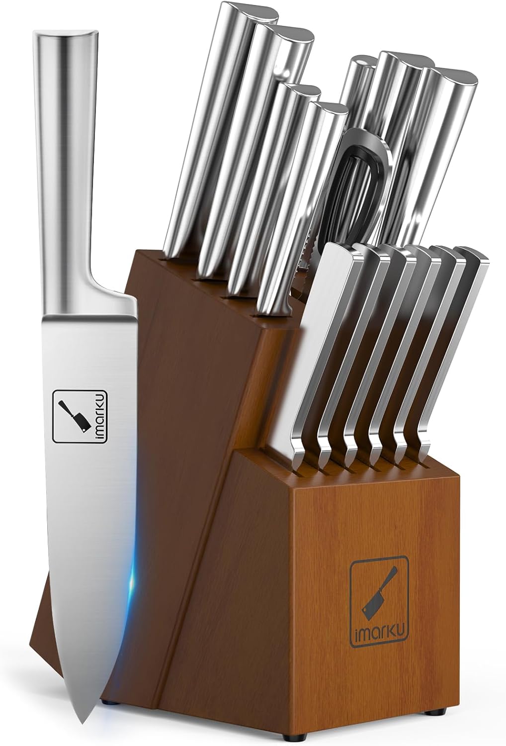 15-Piece Knife Set with Japanese Stainless Steel