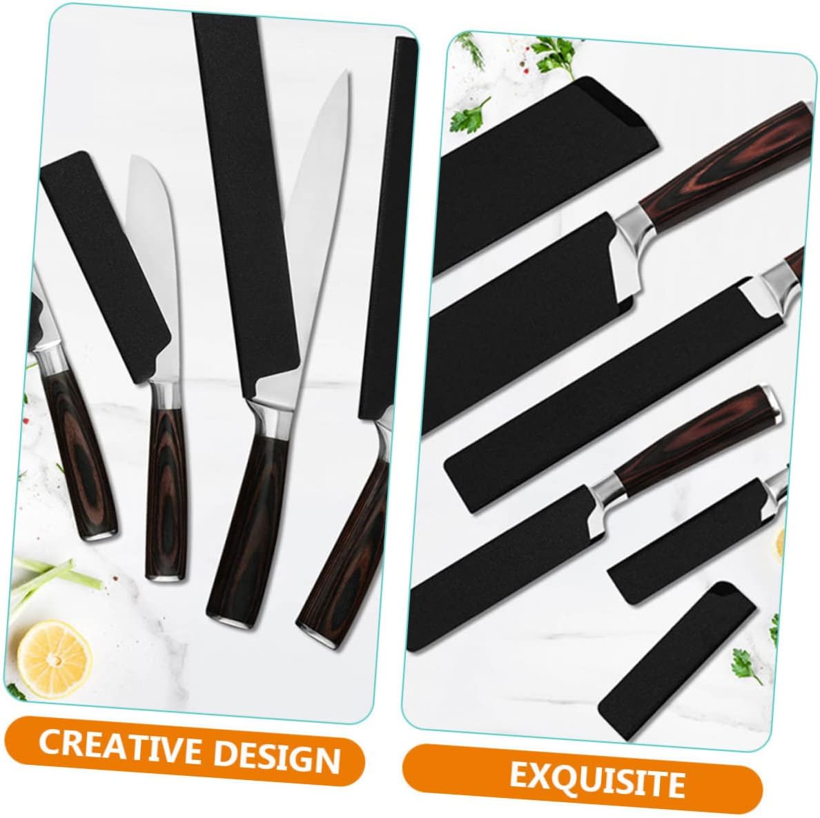 5-Piece Knives Case with Protector
