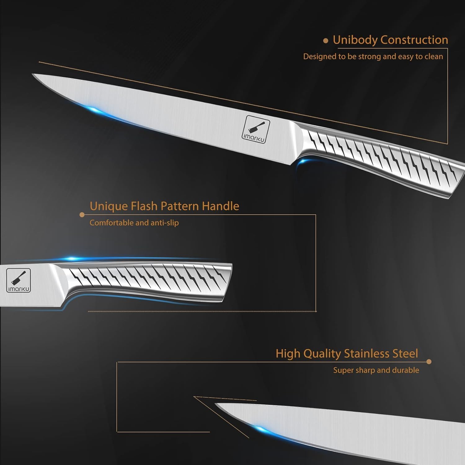 Imarku 14-Piece Kitchen Knife Set