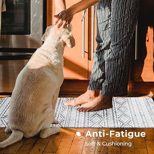 FRESHMINT Anti Fatigue Kitchen Rugs