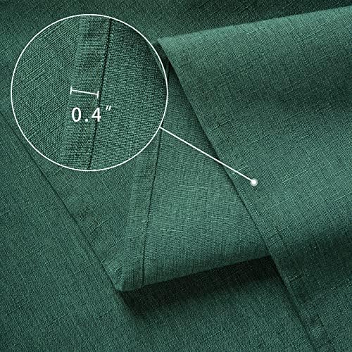 JUCFHY Rectangle Table Cloth 60x104 Inch Hunter Green