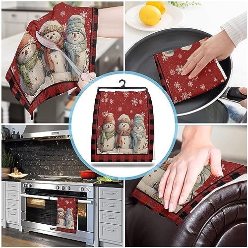 Christmas Red Kitchen Towels