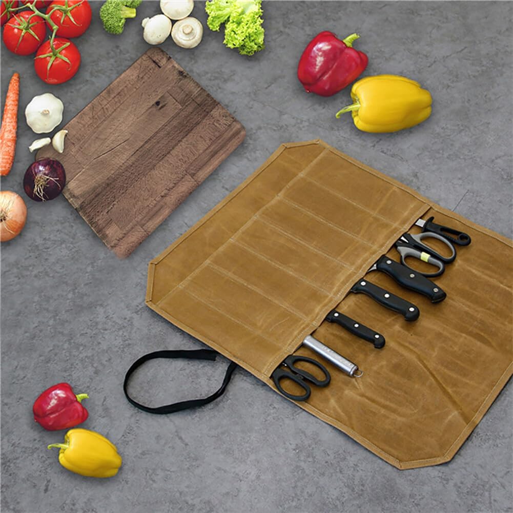 Stylish Heavy-Duty Knife Roll Case