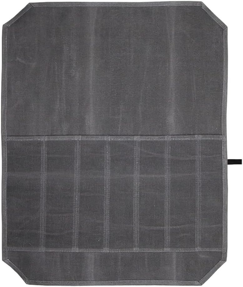 Wailedicop Waxed Canvas Cutlery Cover Chef Knife Roll Pouch Kitchen Cooking Tool Organizer