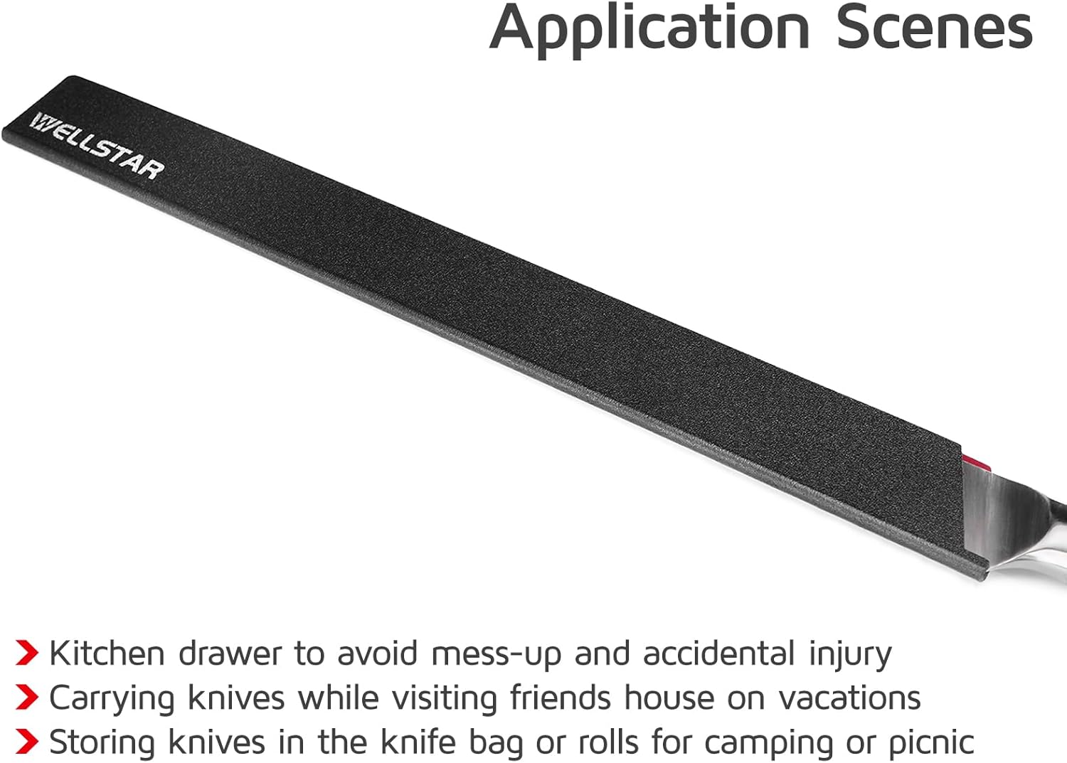 WELLSTAR 2 Piece Knife Edge Guards Set 14 Inch Universal
