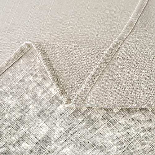 NLMUVW Linen Tablecloth 54 x 78 Inch Rustic Water Resistant