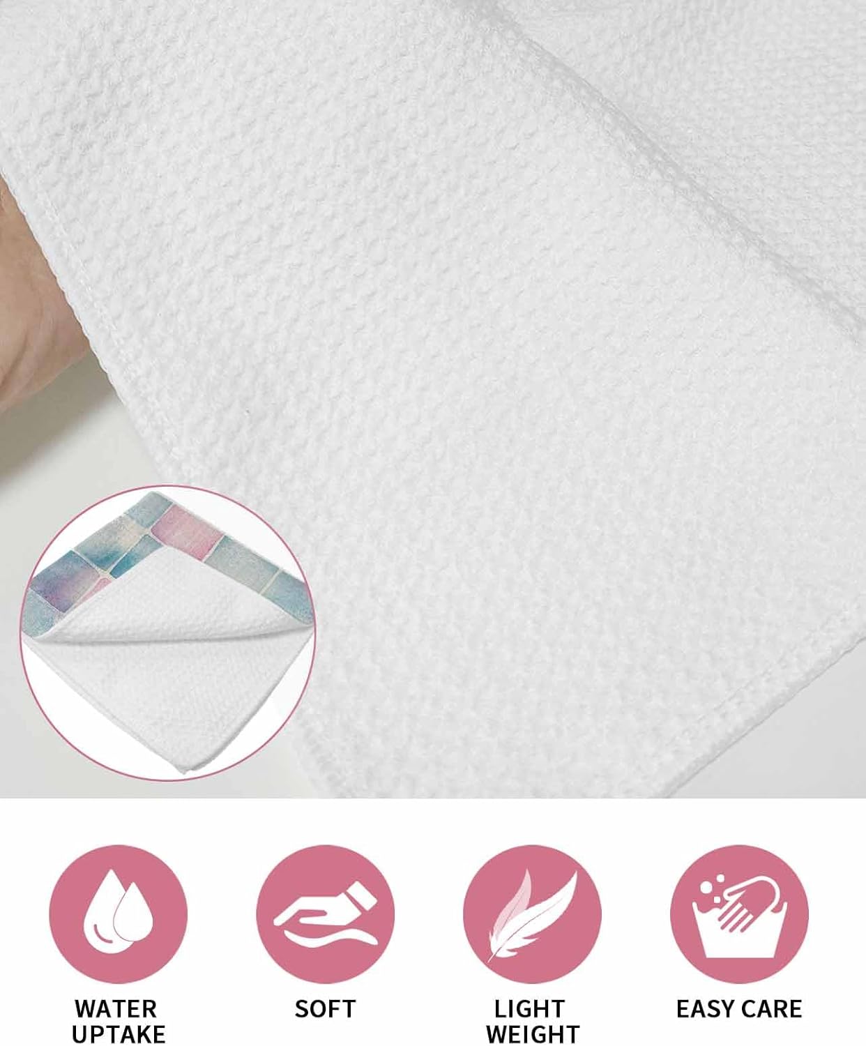 Versatile Waffle Towels for Bathrooms Kitchens