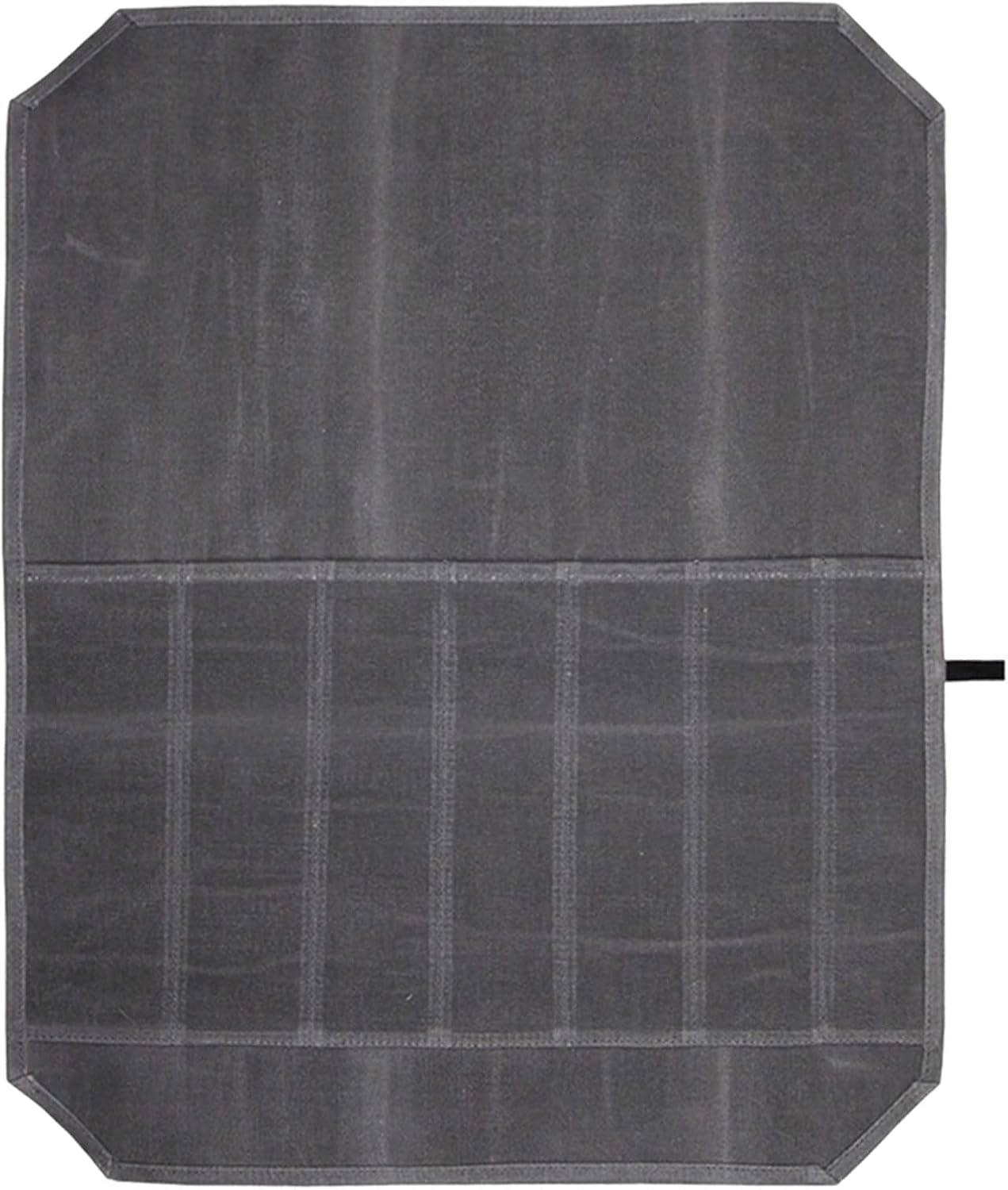 FUKAJOMFEN Knife Roll Chefs Knife Bag Gray Waxed Canvas Holder