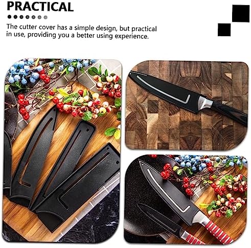6Pcs Kitchen Plastic Scabbard Knife Protectors Universal Kitchen Utensil Covers