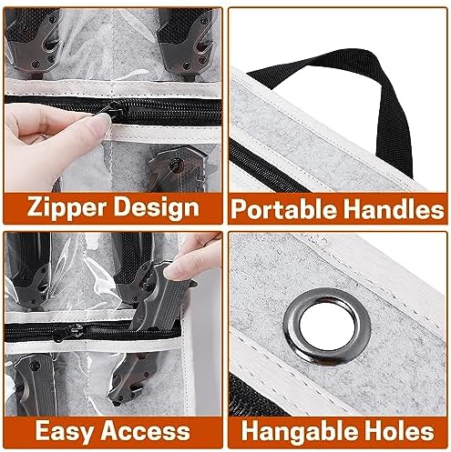 SWISSELITE 16-SLOT FOLDABLE KNIFE ORGANIZER