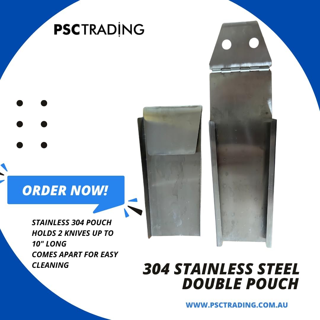 Stainless Steel 304 Knife Scabbard - Holds Up to 10 Blade