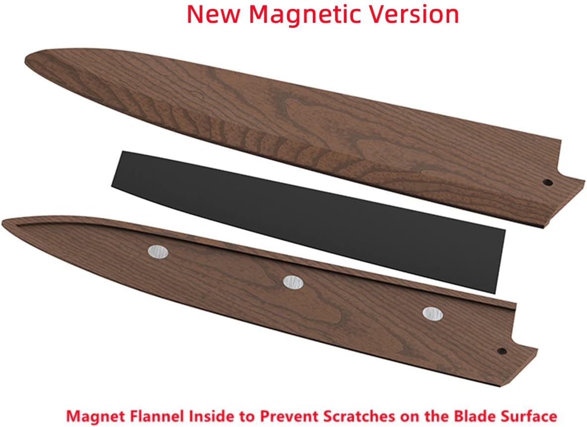 Aibote Natural Black Walnut Sashimi Knife Sheath