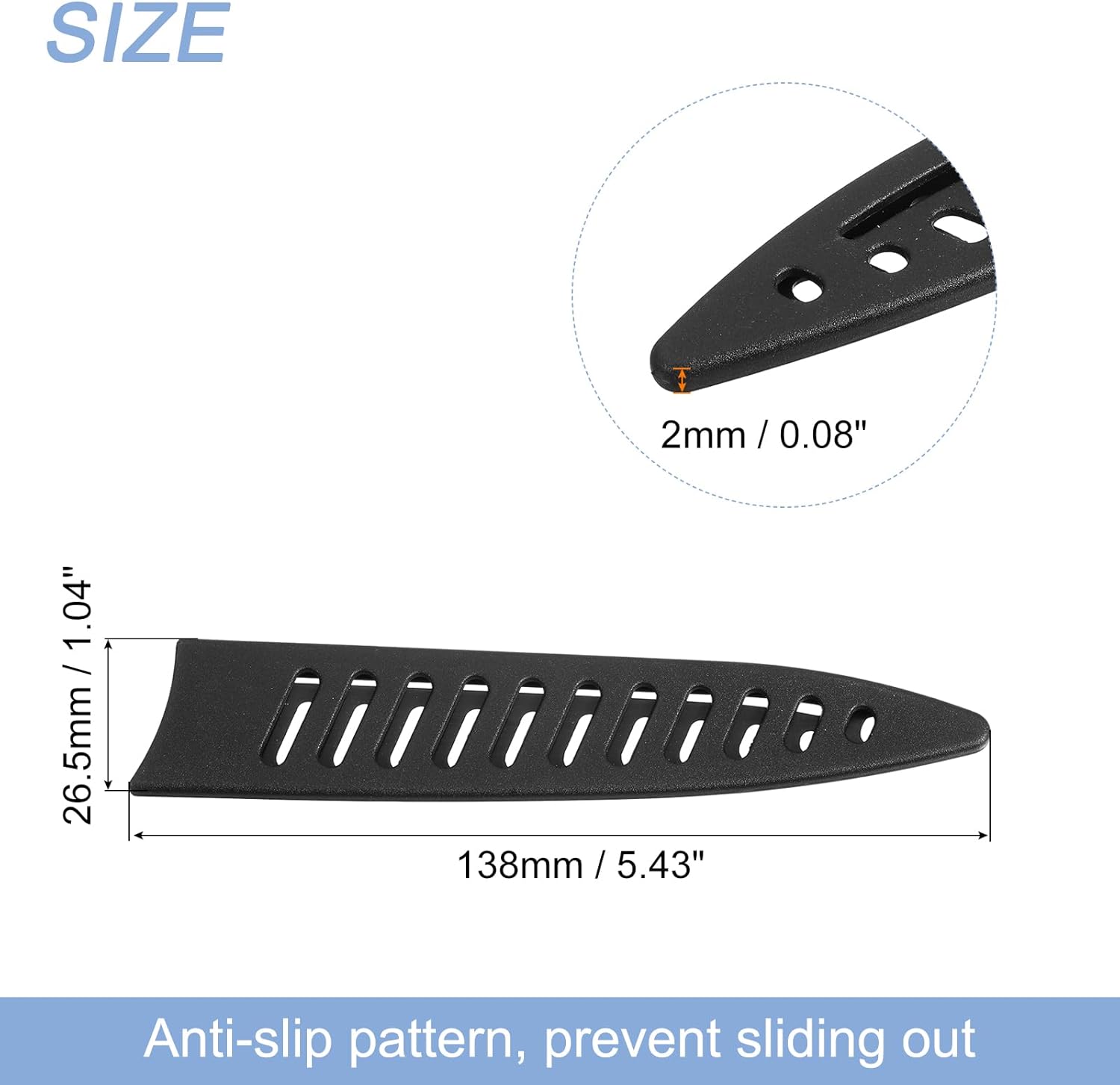 4-Piece Knife Cover Sleeves