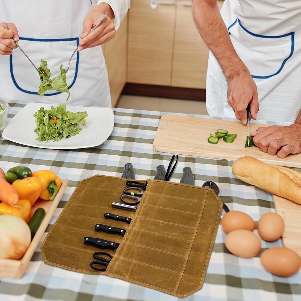 Stylish Heavy-Duty Knife Roll Case