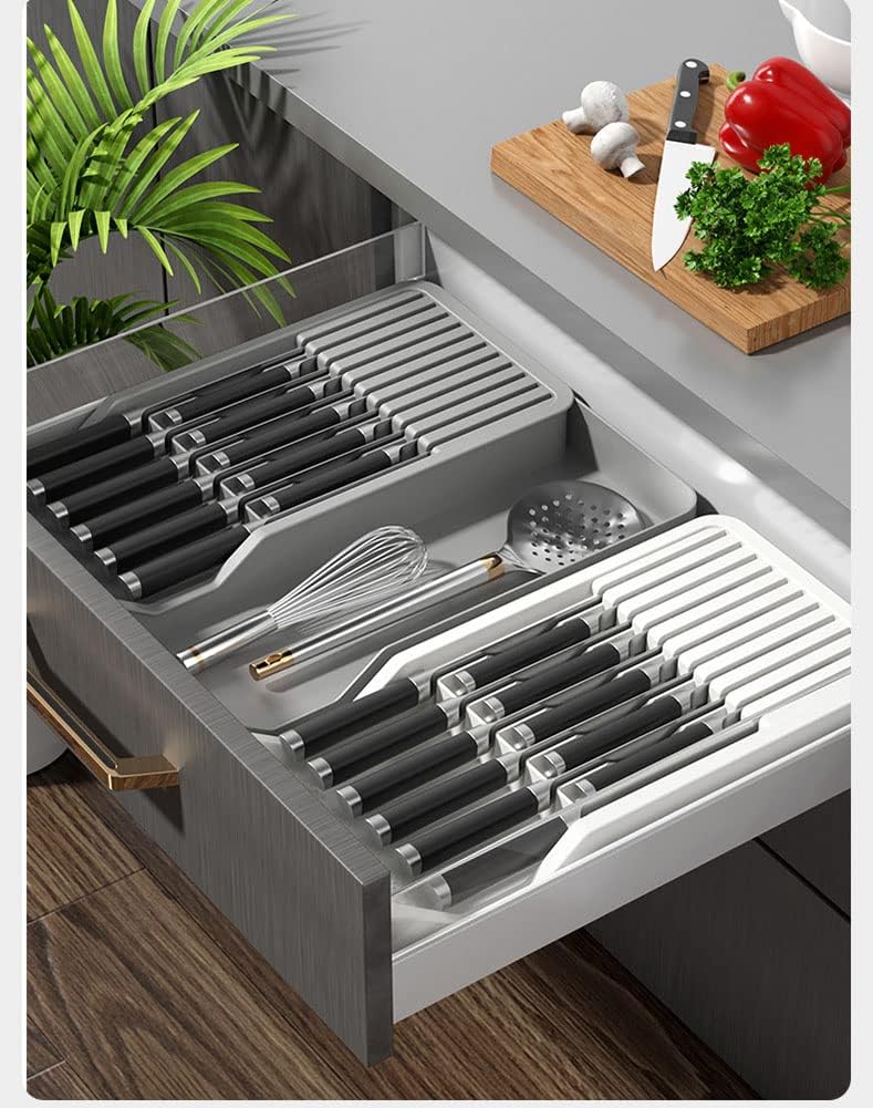 11 Knife Organizer Space-Saving Durable Easy To Clean