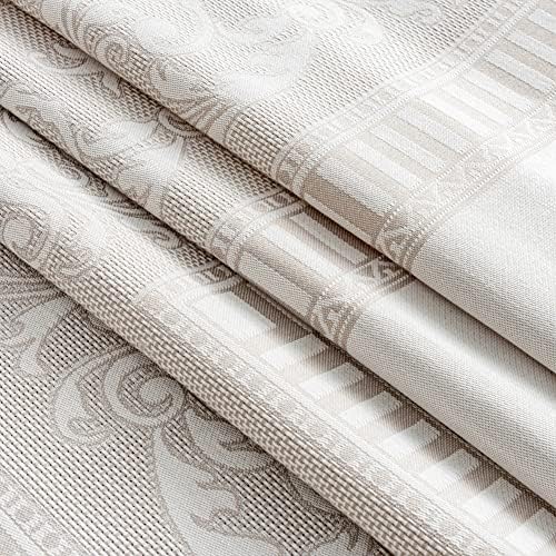 GOLD SAIL Premium Taupe Tablecloth - Outdoor Waterproof Rectangle