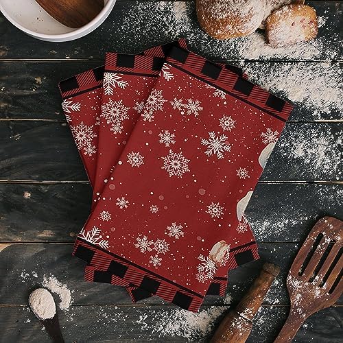 Christmas Red Kitchen Towels